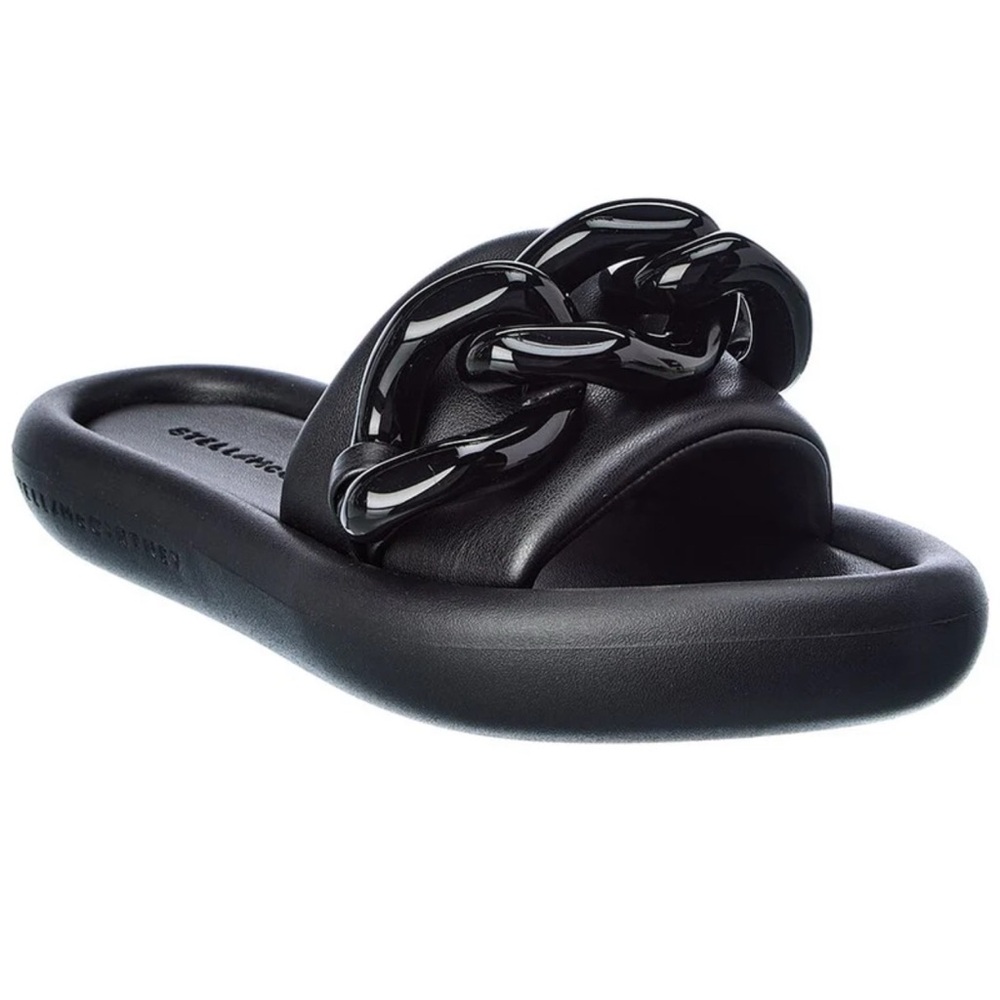 Stella McCartney Air Slide Sandals Black Size 40